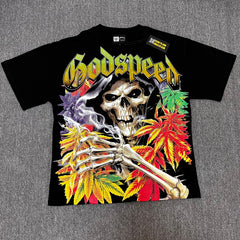 Godspeed T Shirts 100% pure cotton 260g fabric Streetwear fashion