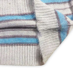 RHUDE knit sweater Retro Bold‑Hue Stripe Textured Weave
